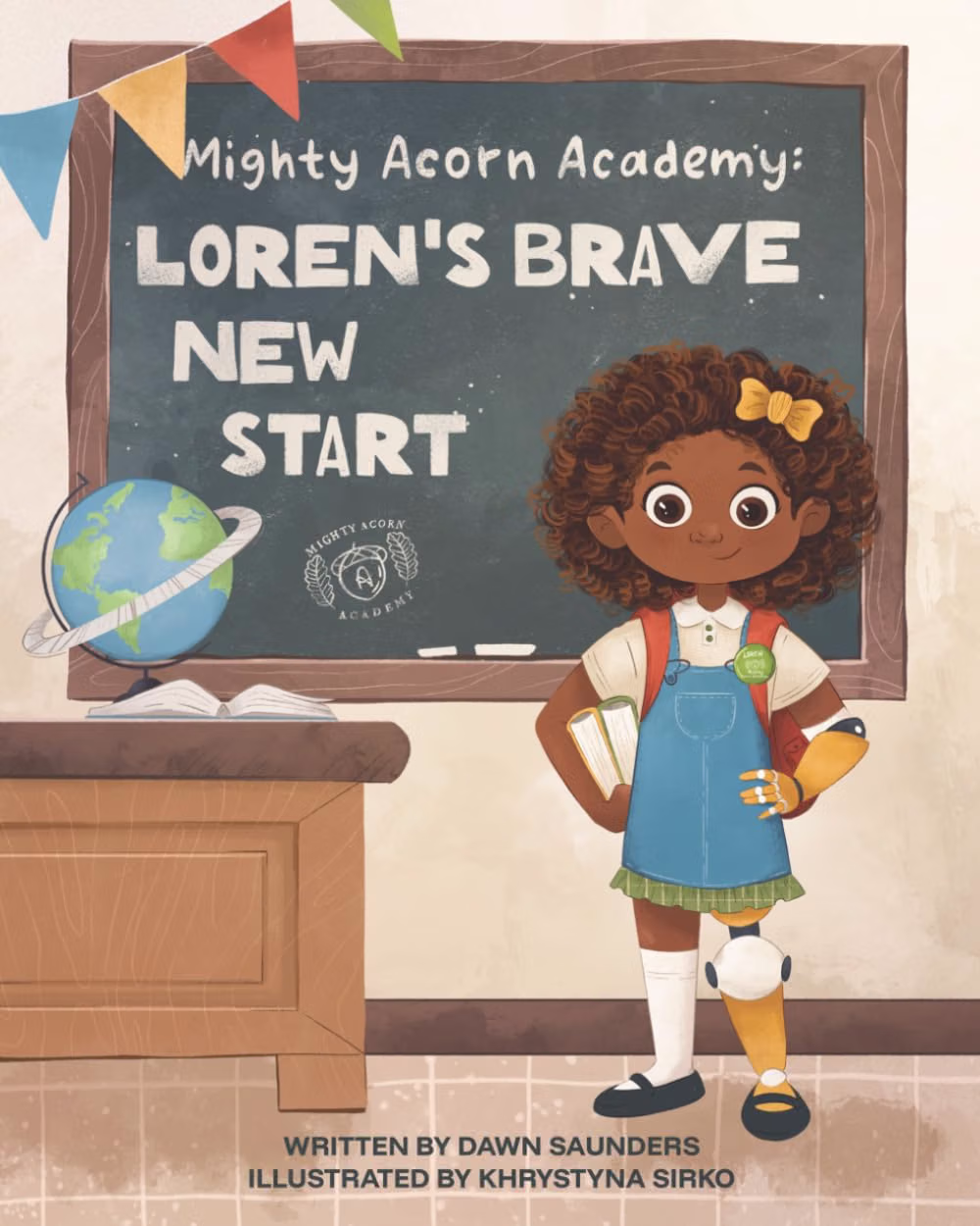 Cover of Mighty Acorn Academy: Loren’s Brave New Start by Dawn L. Saunders