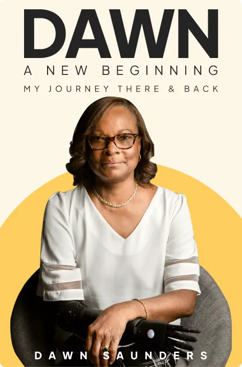 Cover of Dawn. A New Beginning, a memoir by Dawn L. Saunders